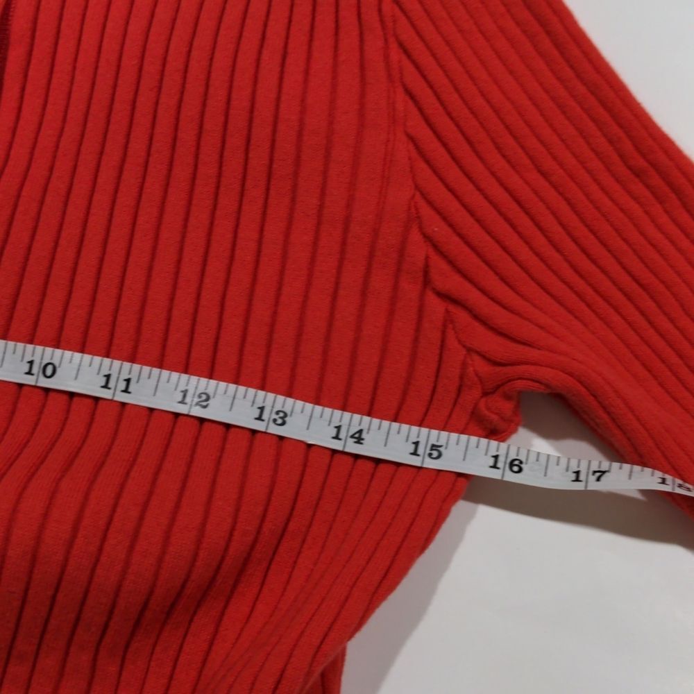 CAbi Vibrant Red Bell Sleeve Cardigan - Picture 10 of 12